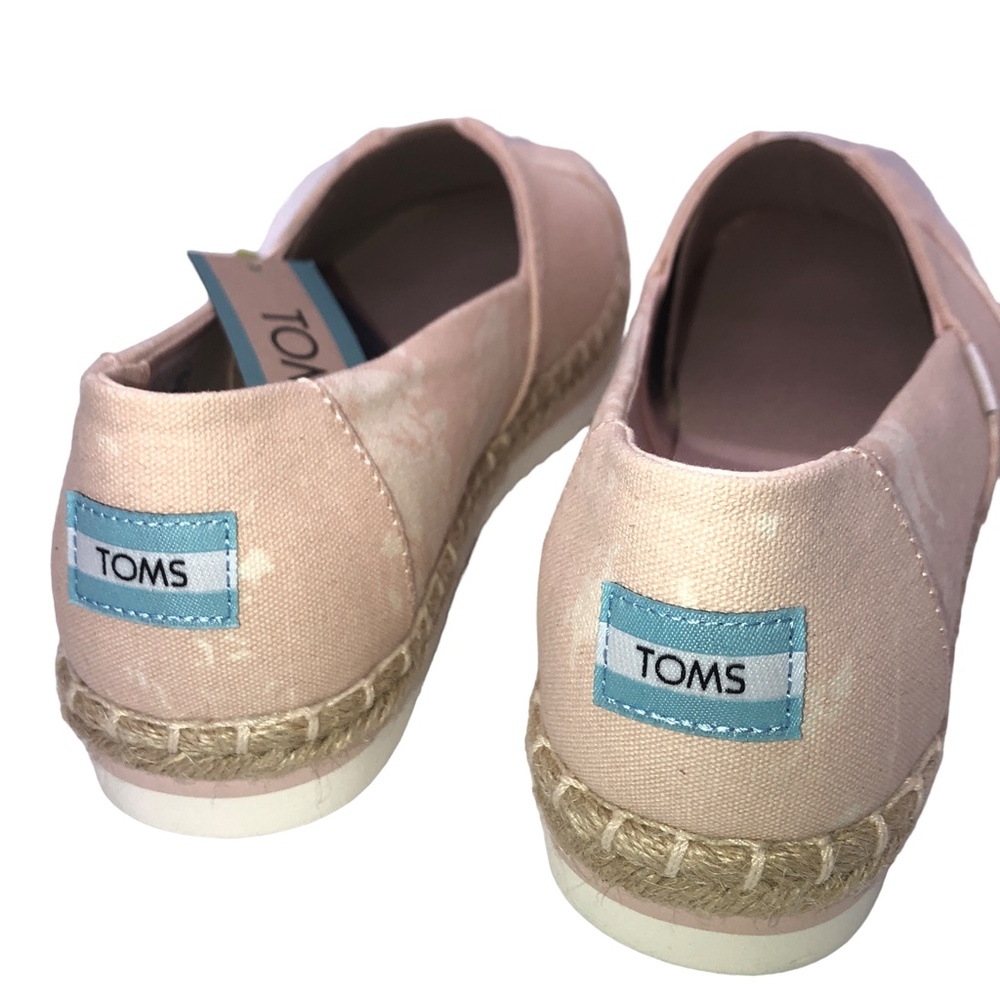 TOMS Alpargata Platform Rope Rope Platform Slip On Ortholite Shoes Size 8.5 - Picture 10 of 17